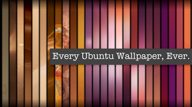 Every Ubuntu Wallpaper